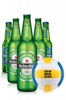 1 Cassa Heineken Da 15 x 66cl + 1 Cassa Heineken 0.0 Da 24 x 33cl + OMAGGIO pallone da spiaggia