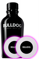 Gin London Dry Bulldog 70cl + OMAGGIO 2 sottobicchieri Gin Bulldog Luminous