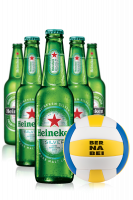 1 Cassa Heineken Silver Da 24 x 33cl + 1 Cassa Heineken Da 15 x 66cl + OMAGGIO pallone da spiaggia